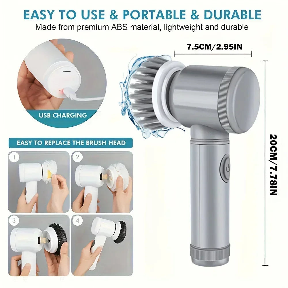 SpinPro Cordless Electric Scrubber
